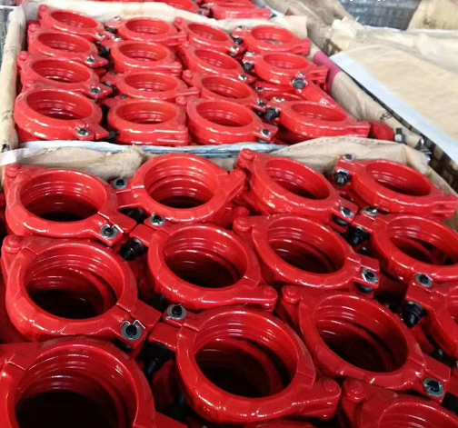 red pipe clamp